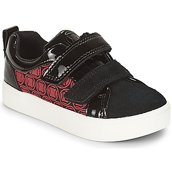 Chaussures Garçon Baskets basses Clarks City Hero Lo Black/Red