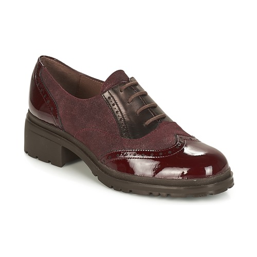 Chaussures Femme Derbies Wonders NAPHYA Bordeaux