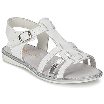 Schuhe Mädchen Sandalen / Sandaletten Citrouille et Compagnie ROLUI Weiß