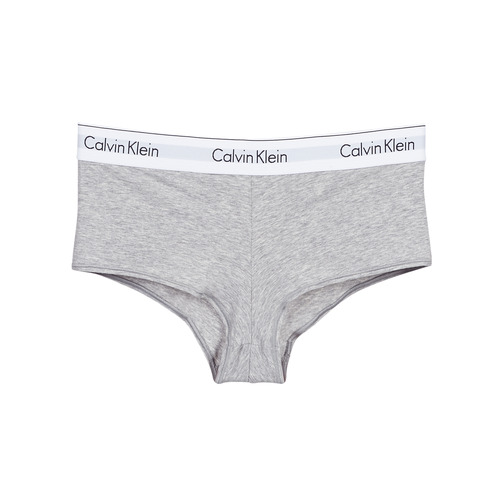 内衣 女士 短裤/ 平角裤 Calvin Klein Jeans MODERN COTTON SHORT 灰色