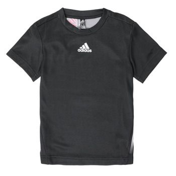 衣服 男孩 短袖体恤 adidas Performance 阿迪达斯运动训练 B A.R. TEE 黑色