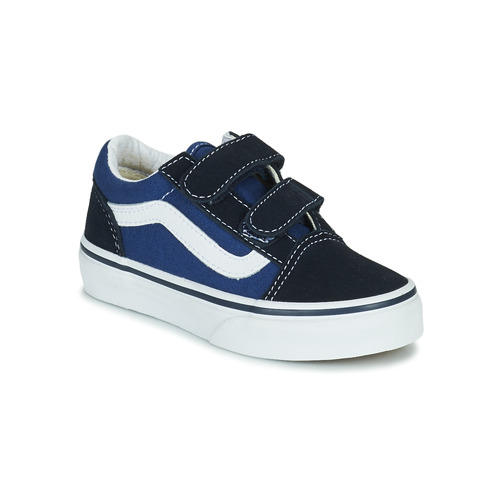 鞋子 儿童 球鞋基本款 Vans 范斯 OLD SKOOL V 蓝色