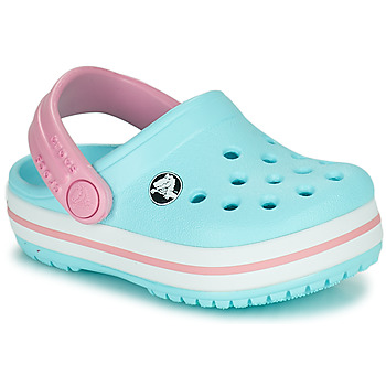 鞋子 女孩 洞洞鞋/圆头拖鞋 crocs 卡骆驰 CROCBAND CLOG T 蓝色 / 玫瑰色