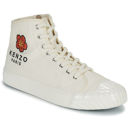 鞋子 男士 高帮鞋 Kenzo KENZOSCHOOL HIGH TOP SNEAKERS 白色