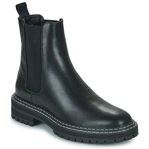 鞋子 女士 短筒靴 Only ONLBETH-2 PU CHELSEA BOOT 黑色