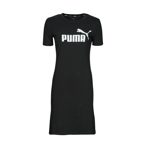 衣服 女士 短裙 Puma 彪马 ESS SLIM TEE DRESS 黑色