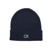 纺织配件 男士 毛线帽 Calvin Klein Jeans CLASSIC COTTON RIB BEANIE 海蓝色