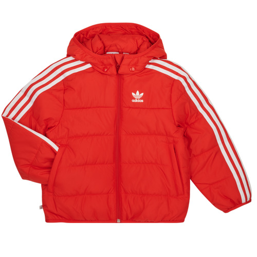 衣服 儿童 羽绒服 Adidas Originals 阿迪达斯三叶草 PADDED JACKET 红色