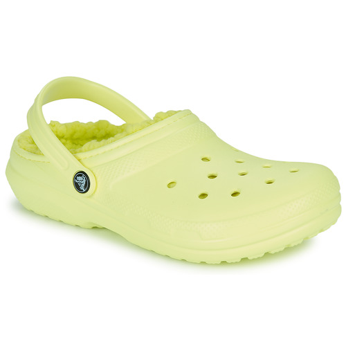 鞋子 儿童 洞洞鞋/圆头拖鞋 crocs 卡骆驰 Classic Lined Clog K 黄色