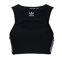 衣服 女士 无领短袖套衫/无袖T恤 Adidas Originals 阿迪达斯三叶草 TIGHT TOP 黑色