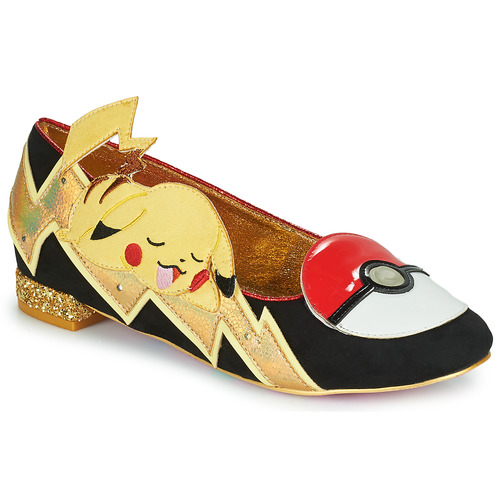 鞋子 女士 平底鞋 Irregular Choice Pikachu Dreams 黑色 / 黄色