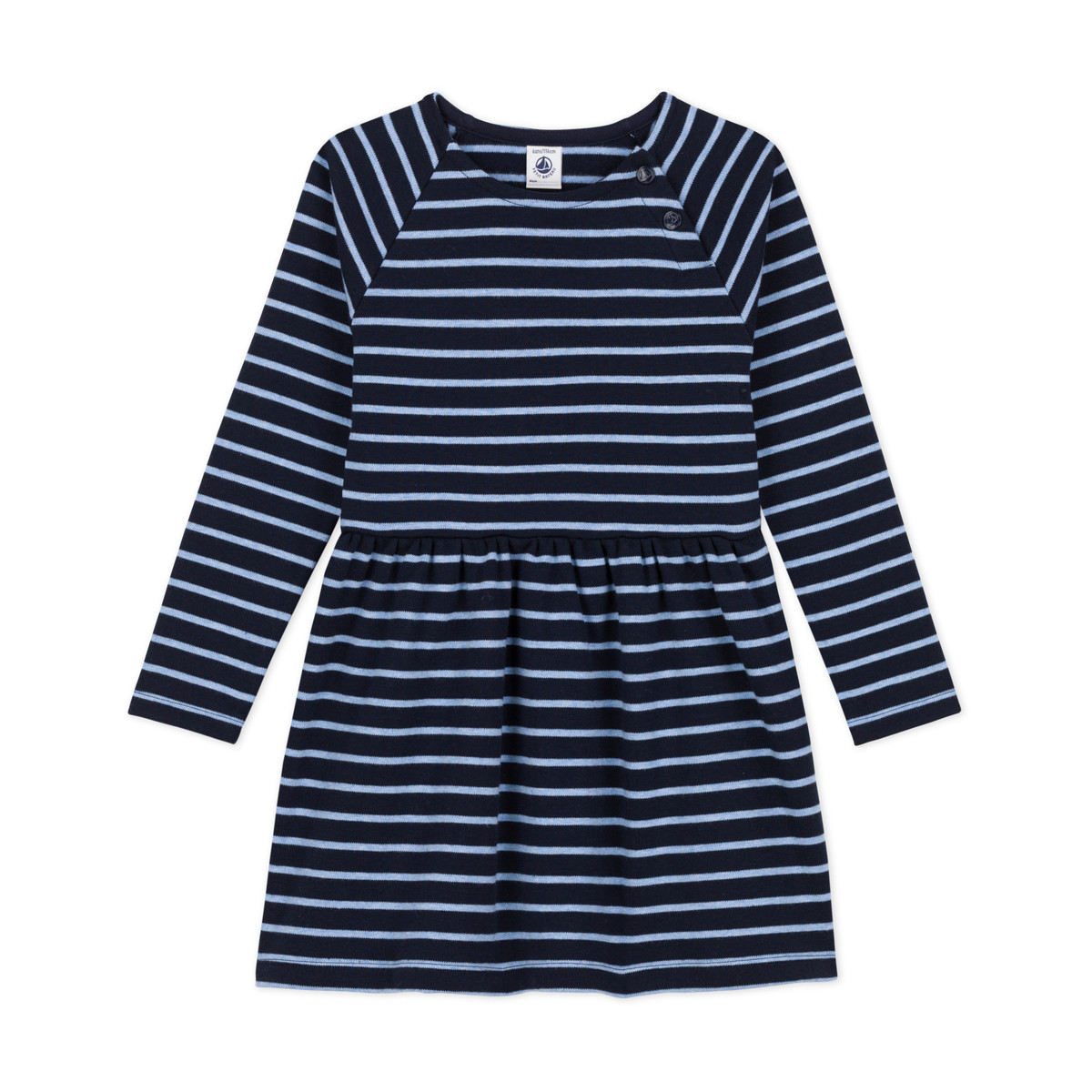 衣服 女孩 短裙 Petit Bateau 小帆船 CAJOLINE 海蓝色