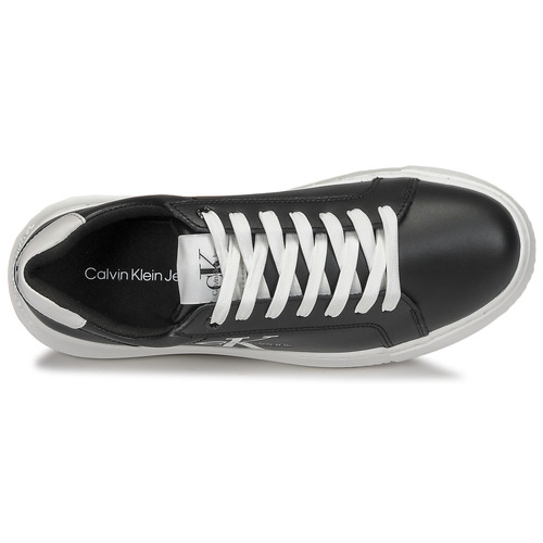 Calvin Klein Jeans CHUNKY CUPSOLE LACEUP MON LTH WN 黑色 / 白色