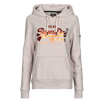 衣服 女士 卫衣 Superdry 极度干燥 VL EMBELLISH HOOD 米色