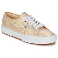 鞋子 女士 球鞋基本款 Superga 2751 LAMEW 金色