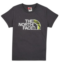 衣服 男孩 短袖体恤 The North Face 北面 Boys S/S Easy Tee 黑色