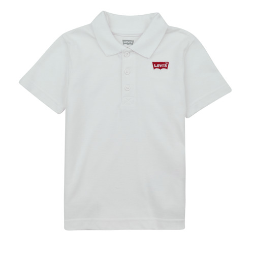 衣服 男孩 短袖保罗衫 Levi's 李维斯 BACK NECK TAPE POLO 白色