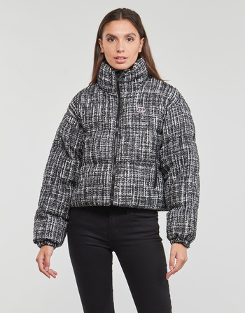 KARL LAGERFELD BOUCLE PUFFER JACKET