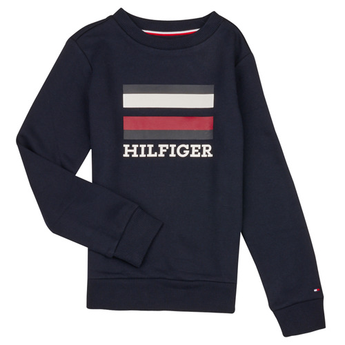 衣服 男孩 卫衣 Tommy Hilfiger TH LOGO SWEATSHIRT 海蓝色