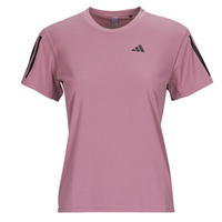 衣服 女士 短袖体恤 adidas Performance 阿迪达斯运动训练 OWN THE RUN TEE 紫罗兰