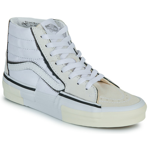 鞋子 高帮鞋 Vans 范斯 SK8-Hi Reconstruct 白色