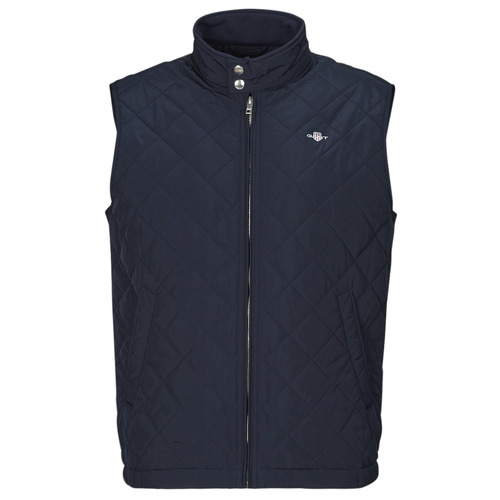 衣服 男士 夹克 Gant QUILTED WINDCHEATER VEST 海蓝色