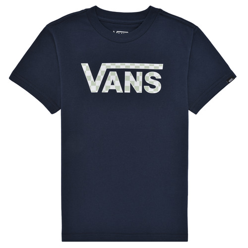 衣服 男孩 短袖体恤 Vans 范斯 VANS CLASSIC LOGO FILL 海蓝色