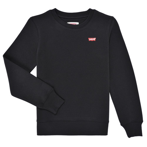 衣服 男孩 卫衣 Levi's 李维斯 MINI LOGO CREWNECK SWEATSH 黑色