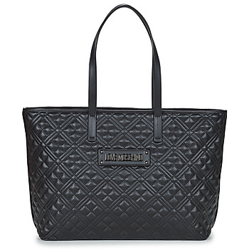 包 女士 购物袋 Love Moschino QUILTED BAG JC4166 黑色 / Gunmetal