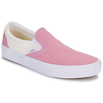 鞋子 女士 平底鞋 Vans 范斯 Classic Slip-On JOYFUL DENIM LIGHT PINK 玫瑰色