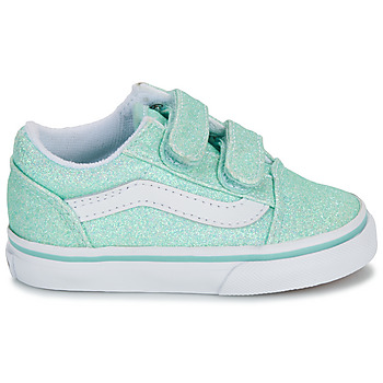 Vans 范斯 Old Skool V GLITTER PASTEL BLUE