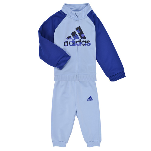 衣服 儿童 女士套装 Adidas Sportswear Essentials Print Track Suit 蓝色