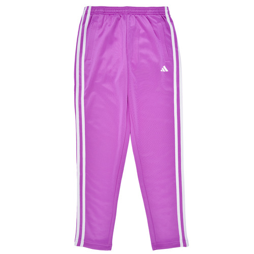 衣服 女孩 厚裤子 Adidas Sportswear Train Essentials AEROREADY 3-Stripes Regular-Fit Joggers 紫罗兰 / 白色