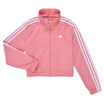 衣服 女孩 冲锋衣 Adidas Sportswear Train Essentials Full-Zip Hooded Jacket 玫瑰色