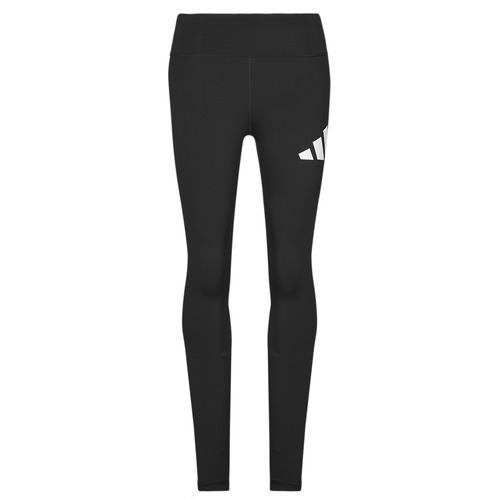 衣服 女士 紧身裤 adidas Performance 阿迪达斯运动训练 Train Essentials Big Logo Full-Length Leggings 黑色