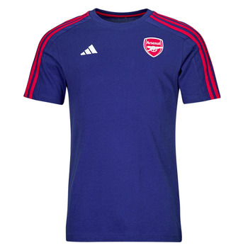 衣服 男士 短袖体恤 adidas Performance 阿迪达斯运动训练 Arsenal DNA T-Shirt 海蓝色 / 红色