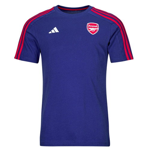 衣服 男士 短袖体恤 adidas Performance 阿迪达斯运动训练 Arsenal DNA T-Shirt 海蓝色 / 红色