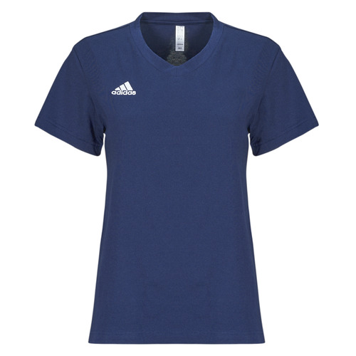 衣服 女士 短袖体恤 adidas Performance 阿迪达斯运动训练 Entrada 22 T-Shirt 海蓝色