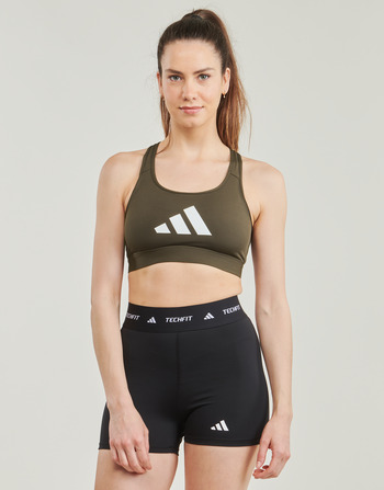 衣服 女士 文胸 adidas Performance 阿迪达斯运动训练 Powerreact Graphic Bra 绿色