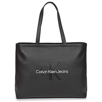 包 女士 购物袋 Calvin Klein Jeans SCULPTED SLIM TOTE34 MONO 黑色