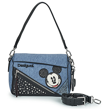 包 女士 肩背包 Desigual BAG MICKEY DENIM EDGE PHUKET MINI NF PU 蓝色