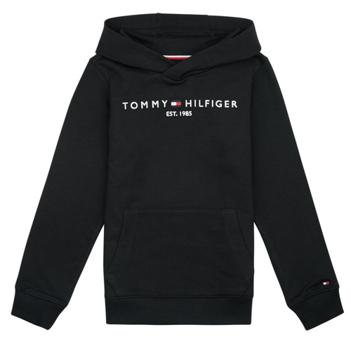 衣服 男孩 卫衣 Tommy Hilfiger ESSENTIAL HOODIE 黑色