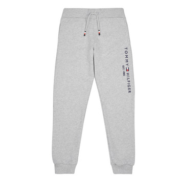 衣服 男孩 厚裤子 Tommy Hilfiger ESSENTIAL SWEATPANTS 灰色