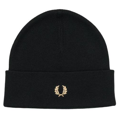 纺织配件 毛线帽 Fred Perry CLASSIC BEANIE 黑色