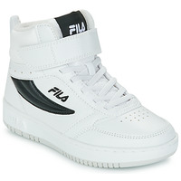 鞋子 儿童 高帮鞋 Fila FILA REGA NF mid velcro kids 白色 / 黑色