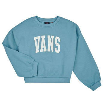 衣服 女孩 卫衣 Vans 范斯 Stadium Loose Crew GR 蓝色