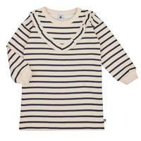 衣服 女孩 短裙 Petit Bateau 小帆船 TENNIS 蓝色 / 米色