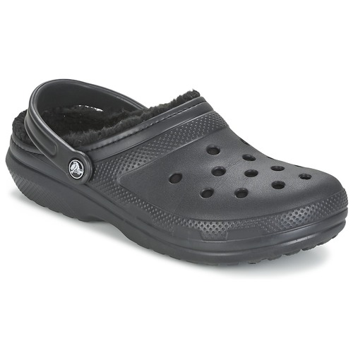 鞋子 洞洞鞋/圆头拖鞋 crocs 卡骆驰 CLASSIC LINED CLOG 黑色