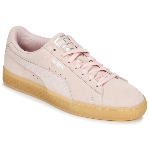 鞋子 女士 球鞋基本款 Puma 彪马 SUEDE CLASSIC BUBBLE W'S 玫瑰色