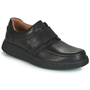 Shoes Men Derby Shoes Clarks UN ABODE STRAP Black